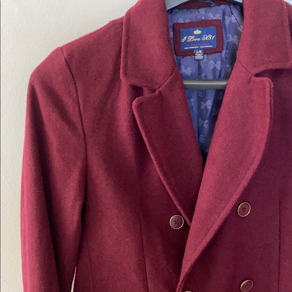 SALE Hollister I Love H81 Wool Blazer - Picture 3 of 9